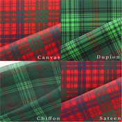 Fabric by the metre, Choice of 4 Materials, Ross Tartan